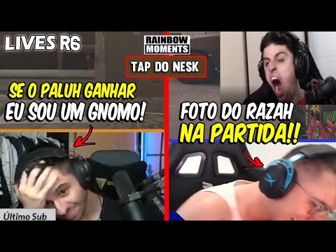 RAZAH DUVIDOU DO CLUTCH DO PALUH! OS XITADOS TAO DIFERENCIADOS 🤣🤣 - MELHORES MOMENTOS LIVES R6
