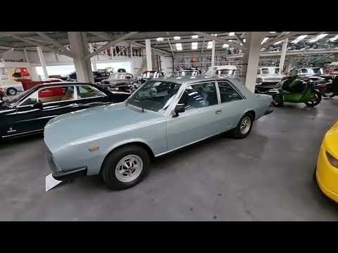 Classic vehicle - Fiat 130 Coupe at Isle of Man Motor Museum - Jurby, Isle of Man