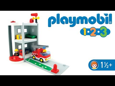 Playmobil 123 6777 Take Along Fire Station