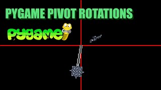Pygame Tutorial - Image Rotation Around a Pivot Point