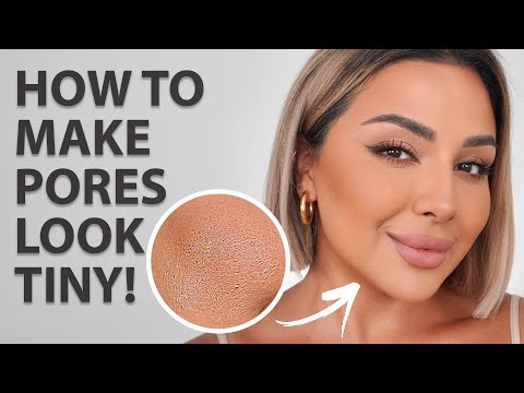 HOW I MAKE MY PORES LOOK SMALLER WITH MAKEUP | NINA UBHI