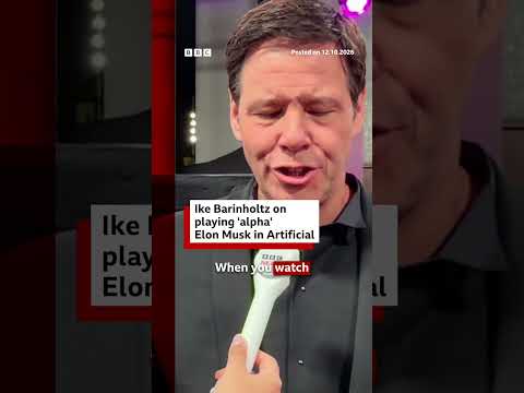 Ike Barinholtz on playing 'alpha' Elon Musk in Artificial. #ElonMusk #BBCNews