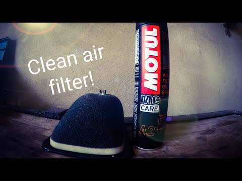 How to clean air filter | Yamaha DT 125 R