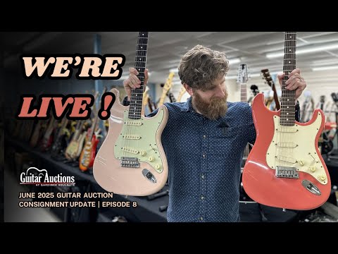 It's finally landed... | June 2025 Guitar Auction Consignment Update | Episode 8