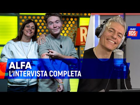 Alfa ricorda il primo live in gelateria e canta "Indietro" di Tiziano Ferro con Giovanni Vernia