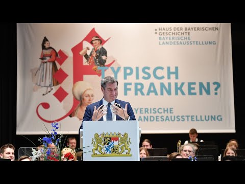 Eröffnung der Landesausstellung „Typisch Franken?“ in Ansbach - Bayern