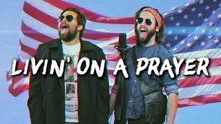 LIVING ON A PRAYER - Bon Jovi - (METAL cover by Jonathan Young &amp; Caleb Hyles)