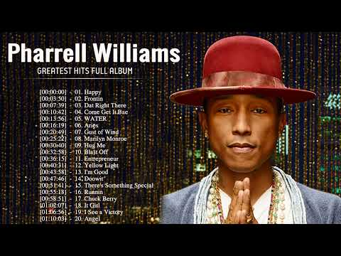 1 Hours of Greatest Hits 2022 With Pharrell Williams| Pharrell Williams Best Song Ever All Time