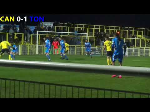 Canvey Island 0-1 Tonbridge Angels.  Buildbase FA Trophy 3rd Round Proper.  Sat27Nov2021