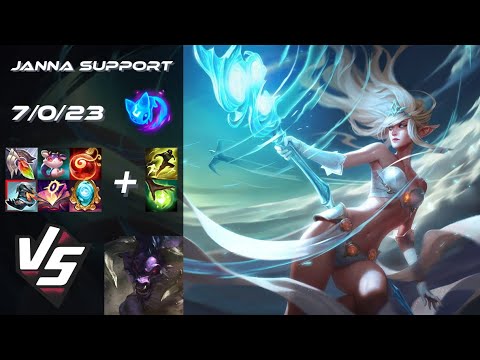 SUPPORT Janna vs Alistar - EU Grandmaster Patch 25.22