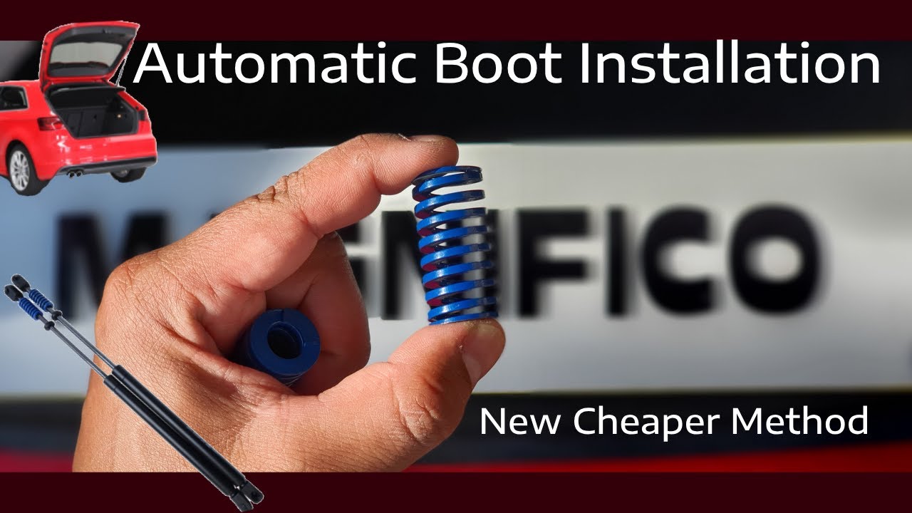 5 Minute Installation Audi A3 S3 8P 8V A4 Automatic Boot Upgrade Trunk New Method