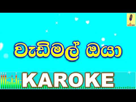 Wadimal Oya - Hashan Maduranga Karaoke Without Voice