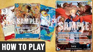 How To Play Lucy Dressrosa - One Piece TCG