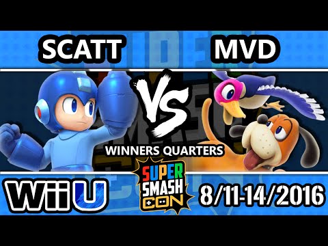 SSC 2016 SSB4 - MVG | ScAtt (Mega Man) Vs. PG | MVD (Cloud, Duck Hunt) - Smash 4 - Smash Wii U