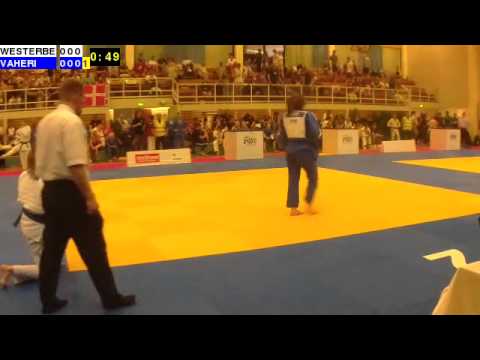 Judo Nordic Championships 2014: G18-63: WESTERBERG - VAHERI