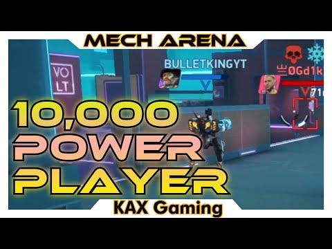 INTENSE: 10,000 POWER PLAYER with LOWERED HANGAR battles us in 2v2 - Mech Arena w/@_BULLET_KING