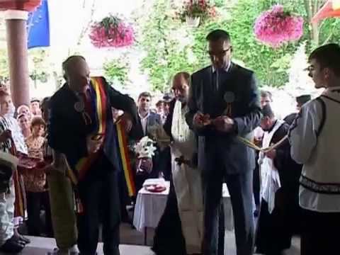 Inaugurarea Așezământului Cultural "Mihai Sîmbotin" din Comuna Cîrligele