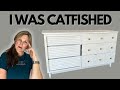 Unexpected Vintage Mid Century Modern MCM Dresser Transformation