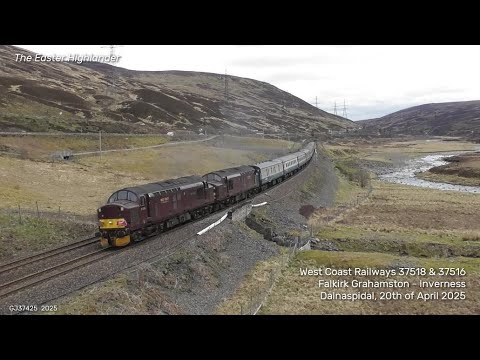 The Easter Highlander & Grangemouth Growler | Thrash with 37403, 37516, 37518 & 66749: April 2025