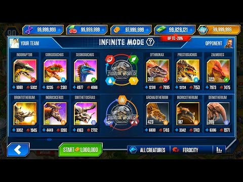 BEASTS OF THE BIODOMI PACK | JURASSIC WORLD THE GAME