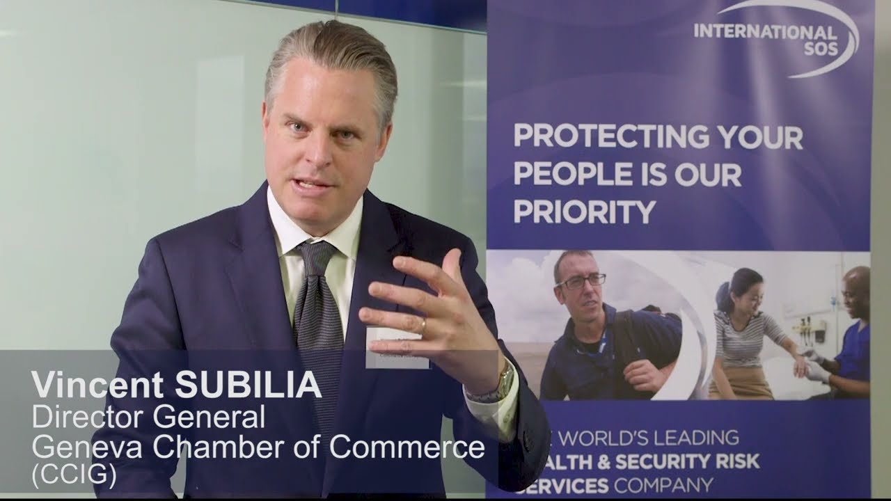 International SOS Annual Conference 2022 | Geneva | Vincent Subilia, Geneva Chamber of Commerce