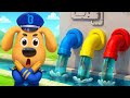 Water Pollution Rescue Mission Safety Rules Stories Sheriff Labrador Kids Cartoon BabyBus