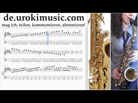 Saxophon Lernen (Alt) Avicii - Wake Me Up Tabulatur Teil#1 um-a995