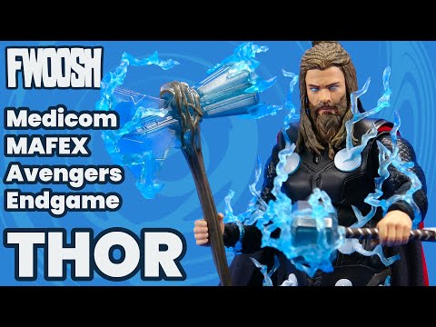 MAFEX Thor Avengers Endgame Medicom Marvel Chris Hemsworth Action Figure Review