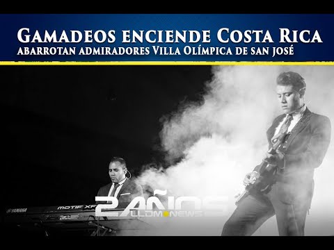 Gamadeos enciende Costa Rica, abarrotan admiradores Villa Olímpica de San José.