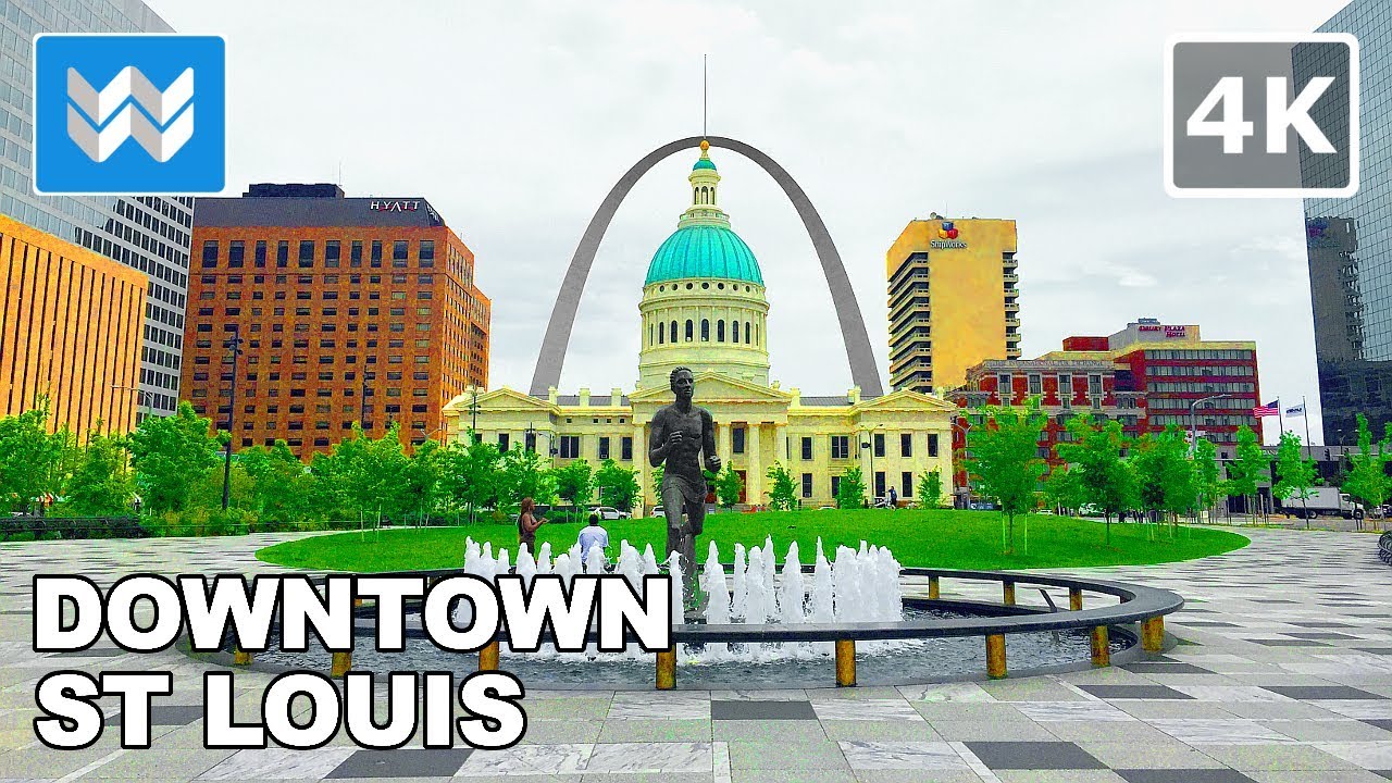 Immersive street-level walking tour through St. Louis, MO, United States, showcasing authentic urban landscapes, local architecture, and the vibrant atmosphere of the city's neighborhoods