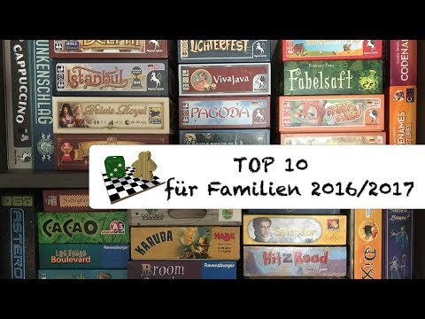 #Top 10 - Spiele für die Familie 2016/2017
