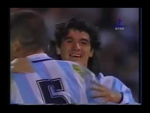 Ariel Ortega golazo a colombia