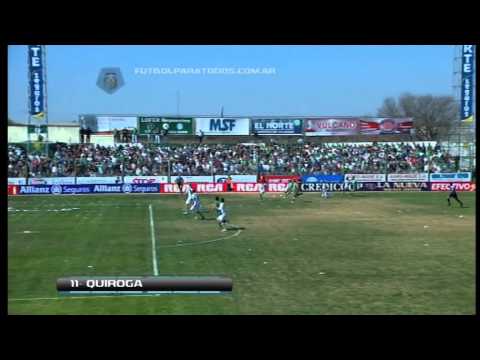 Gol de Quiroga. Sportivo Belgrano 1 Banfield 0. Fecha 3. Torneo Primera B Nacional. FPT