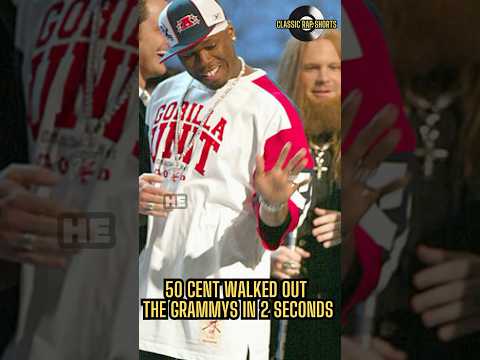 When 50 Cent Walked Out the Grammys in 2 Seconds 🤯