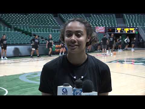 Rainbow Wahine Basketball begin first week of practice.