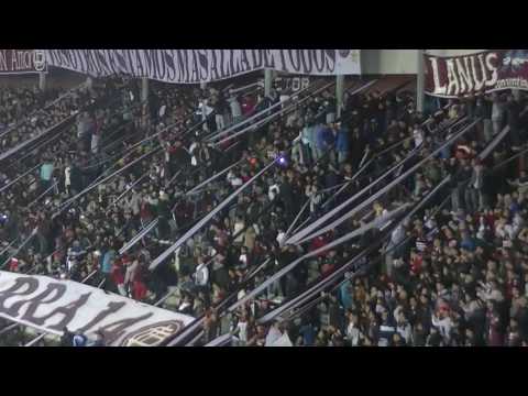 "La hinchada de Lanus previo a la final con San Lorenzo" Barra: La Barra 14 • Club: Lanús