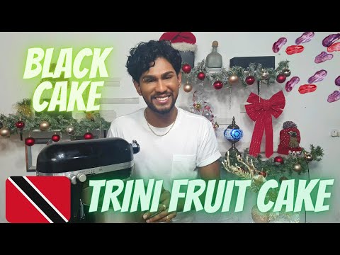How To Make Trini Fruit Cake | How To Bake Fruit Cake | How To Bake Black Cake