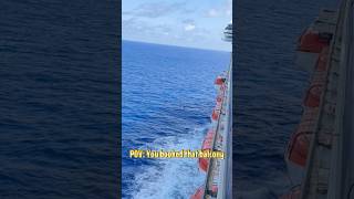 This is your sign to book that balcony #cruise #cruiseship #balcony