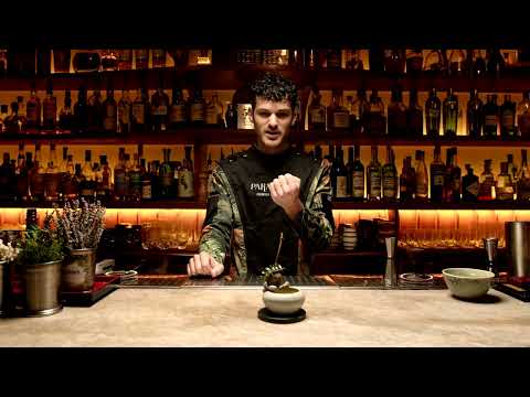 Sansho Leaves Gimlet by Federico Lombardi (Paradiso Barcelona)