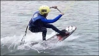 Trying a new sport at Wakepark! Palm ST
