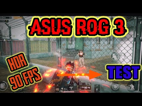 HDR + 90 FPS Test On ASUS ROG 3 (The Beast ) | Pubg Mobile