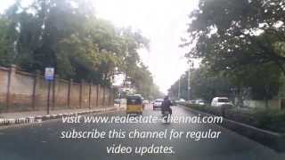 preview picture of video 'T Nagar to Kotturpuram Road View Chennai Road Tour'