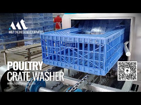Live Bird Crate Washer