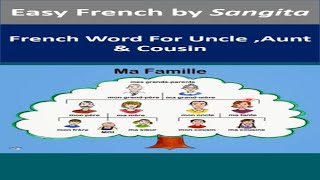 Easy French| French Family How To Say Uncle ,Aunty, Cousin In French|#viralvideo #viralshort