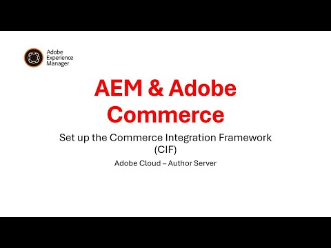How to Setup AEM with Adobe Commerce