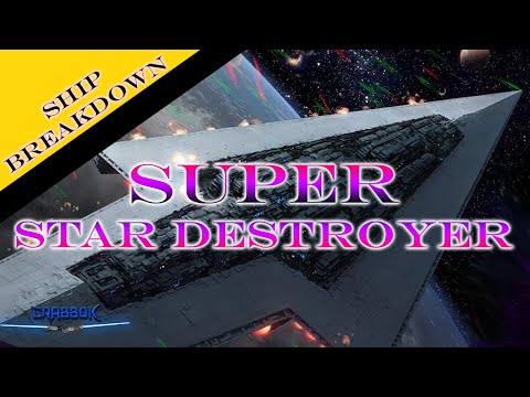 Star Wars Armada - Super Star Destroyer - Ship Breakdown