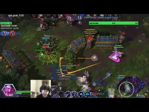 Sylvanas Arrow on Garden - Sylv vs Aba Valeera DansGame - Grandmaster Storm League Game