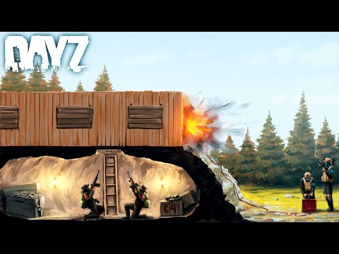 Building a HIDDEN UNDERGROUND BUNKER BASE in DayZ!