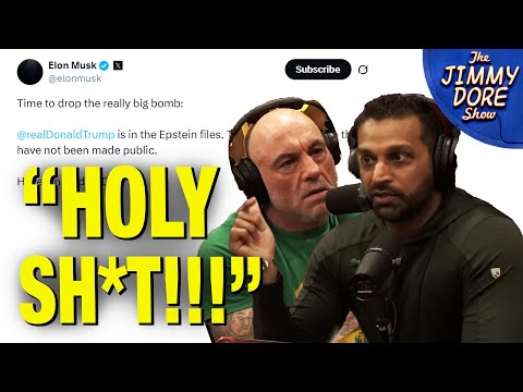  Rogan & Kash Patel REACT LIVE To Elon’s Epstein Tweet! 