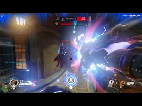 Overwatch Doomfist God ZBRA Road To Rank 1 Spot -Agressive Gameplay-